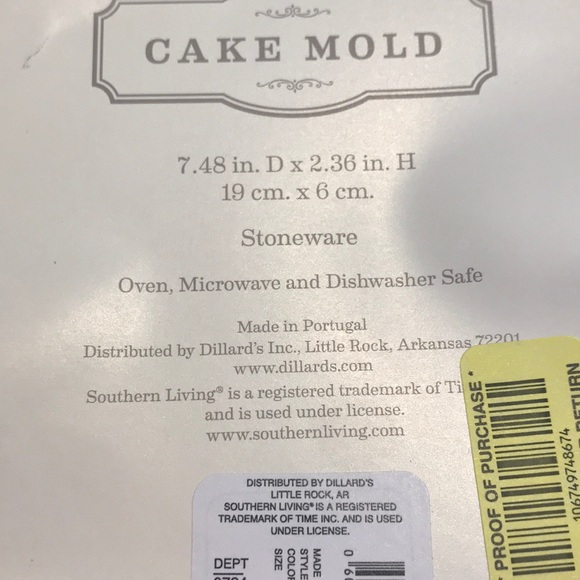 South living Cake Mold 🍰 beautiful Red ❤️ - Picture 6 of 7